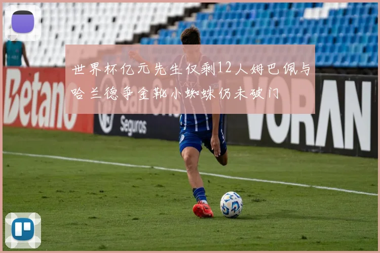 世界杯亿元先生仅剩12人姆巴佩与哈兰德争金靴小蜘蛛仍未破门